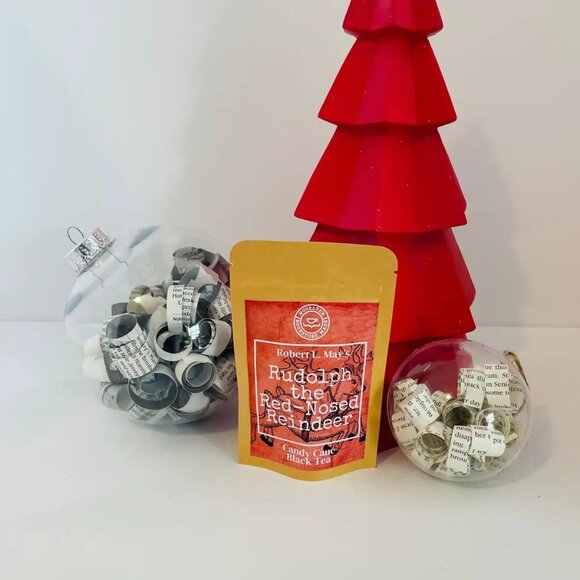 ($8) Rudolph the Red Nosed Reindeer - Candy Cane Black Tea - Picture 2 of 5
